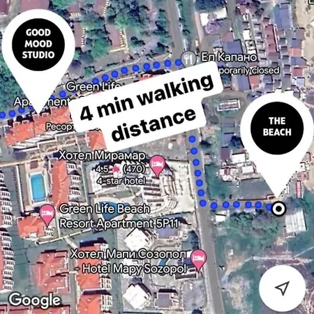 Apartment Good Mood In Life First Line Sozopol
